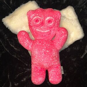 PINK Sour Patch kids pillow Soft stuffed plush toy